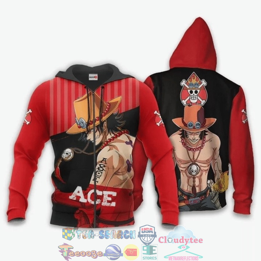 Portgas D. Ace One Piece 3D Hoodie Portgas D. Ace One Piece 3D Hoodie