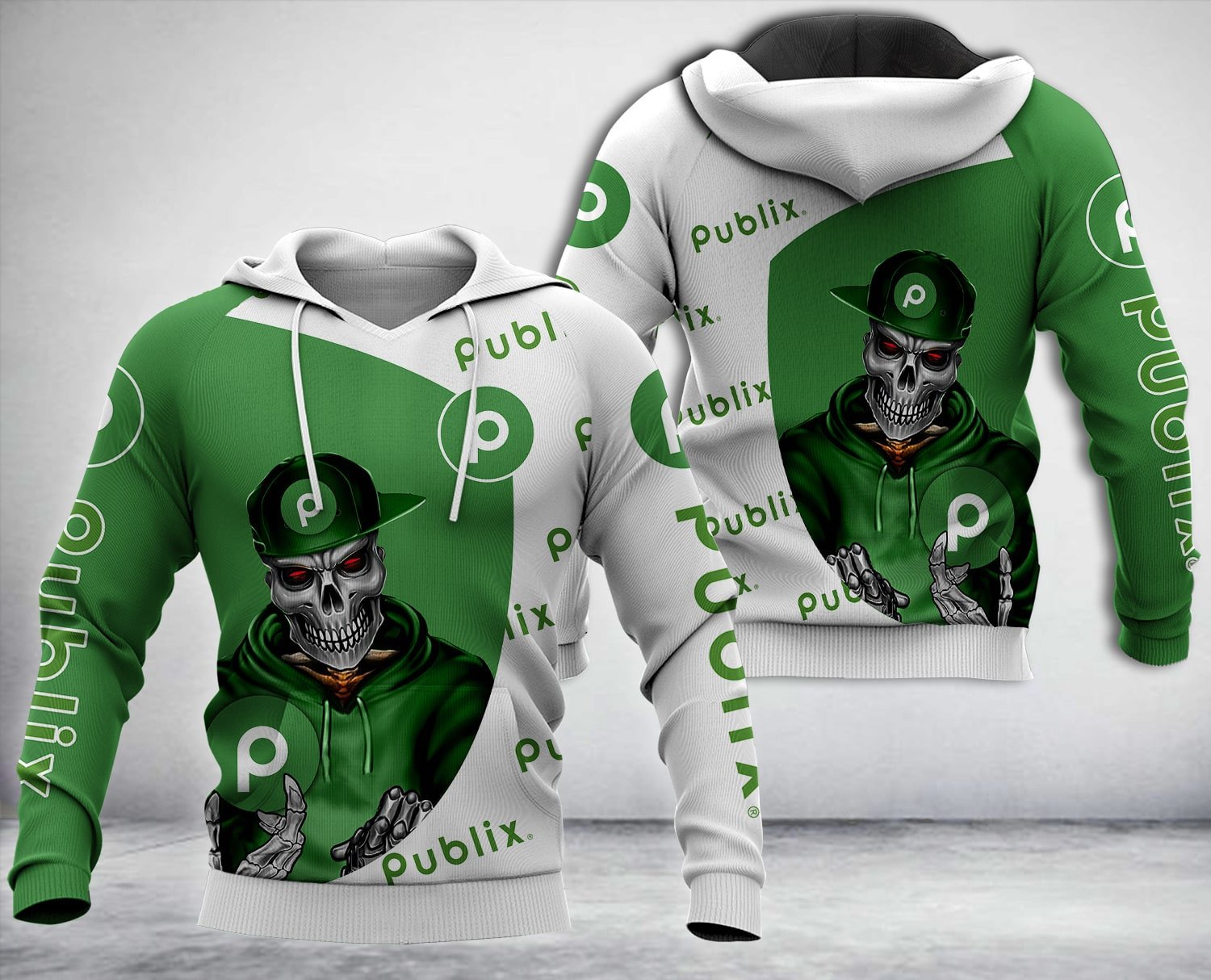 Publix Skull 3D Hoodie Publix Skull 3D Hoodie