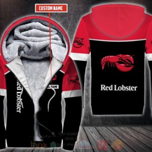 Red Lobster Personalized Fleece 3D Hoodie