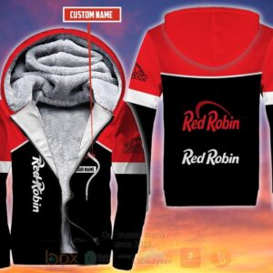Red Robin Personalized Fleece 3D Hoodie