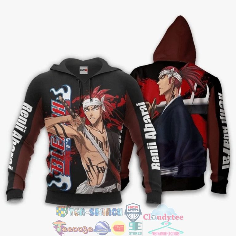 Renji-Abarai-Bleach-3D-Hoodie-1