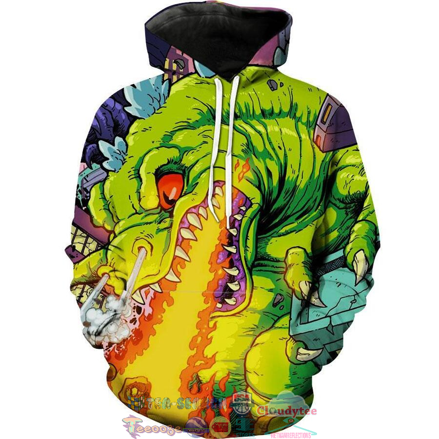 Reptar Rugrats Hoodie 3D Reptar Rugrats Hoodie 3D