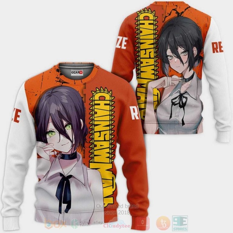 Reze-Custom-Chainsaw-Man-Anime-3D-Hoodie-Bomber-Jacket-2