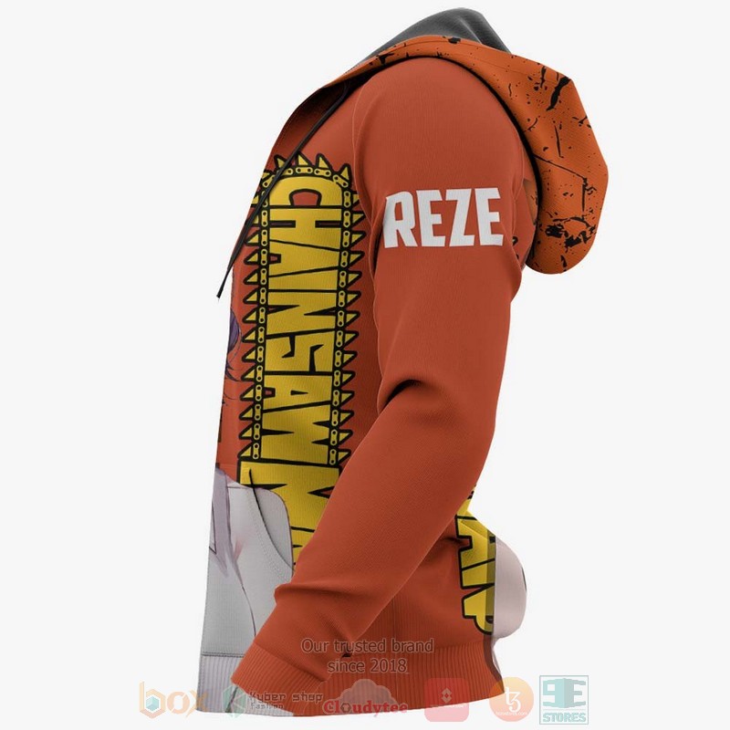 Reze Custom Chainsaw Man Anime 3D Hoodie Reze Custom Chainsaw Man Anime 3D Hoodie