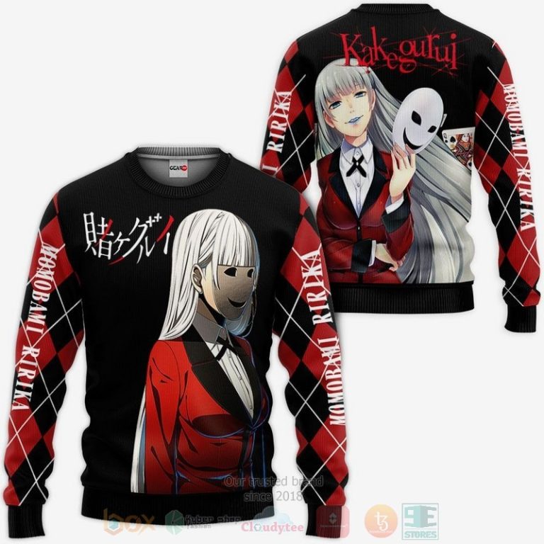 Ririka-Momobami-Kakegurui-Anime-3D-Hoodie-Bomber-Jacket-2