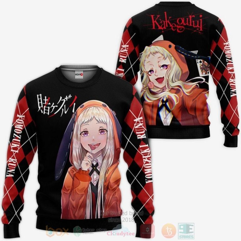 Runa-Yomozuki-Kakegurui-Anime-3D-Hoodie-Bomber-Jacket-2