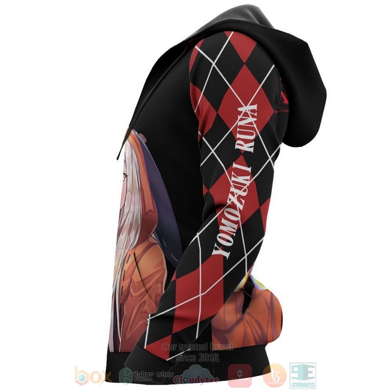 Runa Yomozuki Kakegurui Anime 3D Hoodie Runa Yomozuki Kakegurui Anime 3D Hoodie