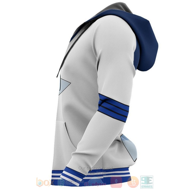 Sailor Mercury Uniform Sailor Moon Anime 3D Hoodie Sailor Mercury Uniform Sailor Moon Anime 3D Hoodie