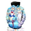 Sailor Moon Kawaii Girls Hipster 3D Hoodie
