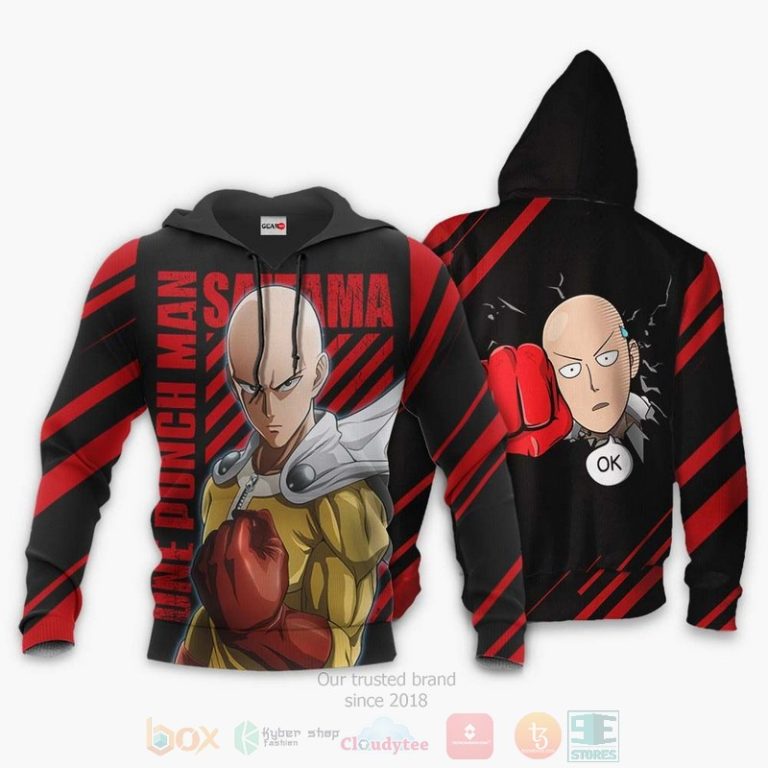 Saitama-One-Punch-Man-Anime-3D-Hoodie-Bomber-Jacket-3