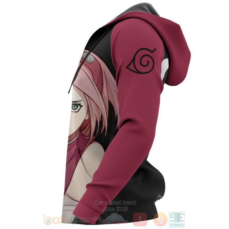 Sakura Haruno Naruto Anime 3D Hoodie Sakura Haruno Naruto Anime 3D Hoodie
