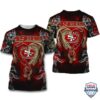 San Francisco 49Ers Dragon Nfl 3D Hoodie T-Shirt