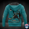 San Jose Sharks Nhl Ver 4 All Over Printed Hoodie