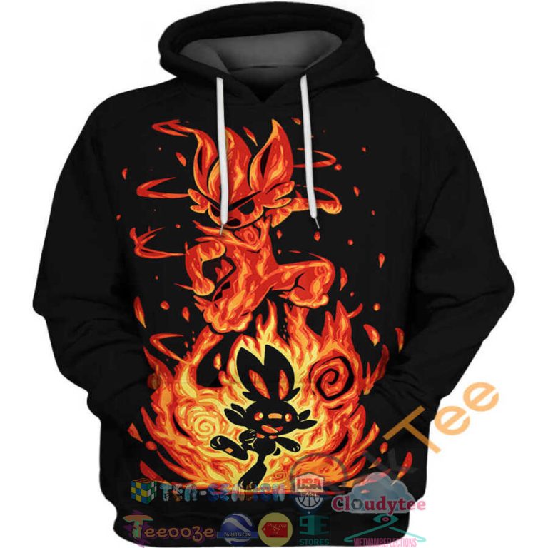 Scorbunny-And-Cinderace-Pokemon-Hoodie-3D-1