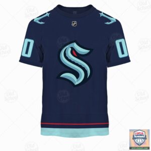 Seattle Kraken Nhl Personalized 3D Hoodie Home Jersey