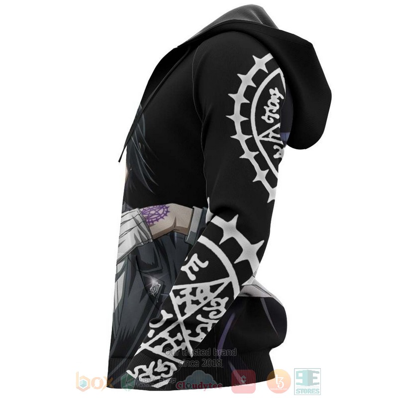 Sebastian Michaelis Black Butler Anime 3D Hoodie Sebastian Michaelis Black Butler Anime 3D Hoodie
