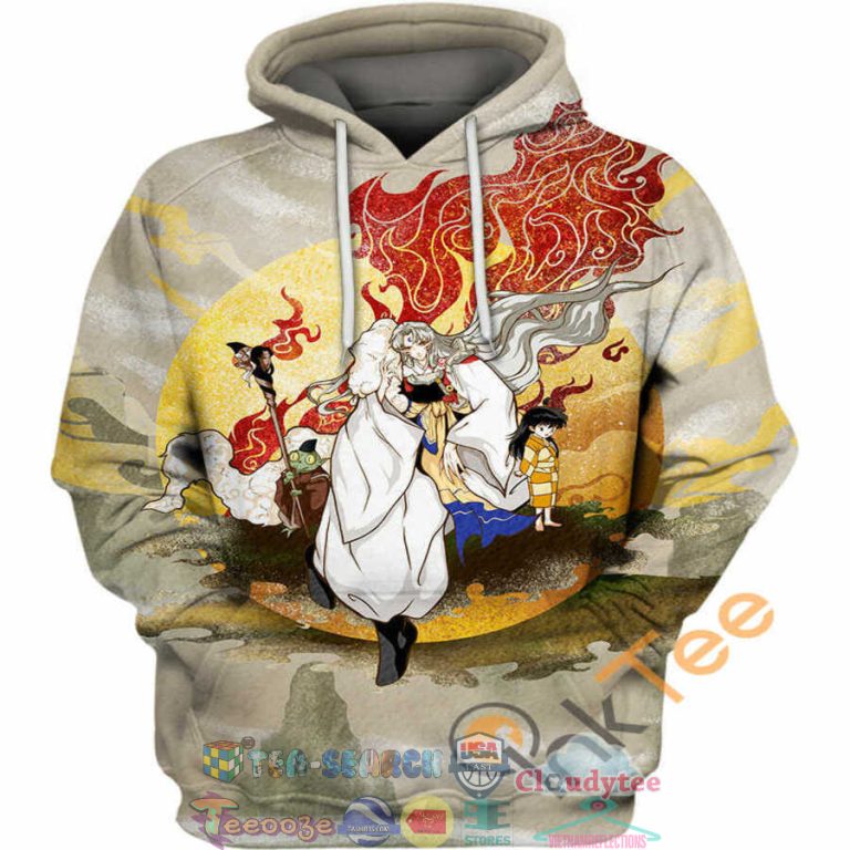 Sesshoumaru-Inuyasha-Manga-Hoodie-3D-2