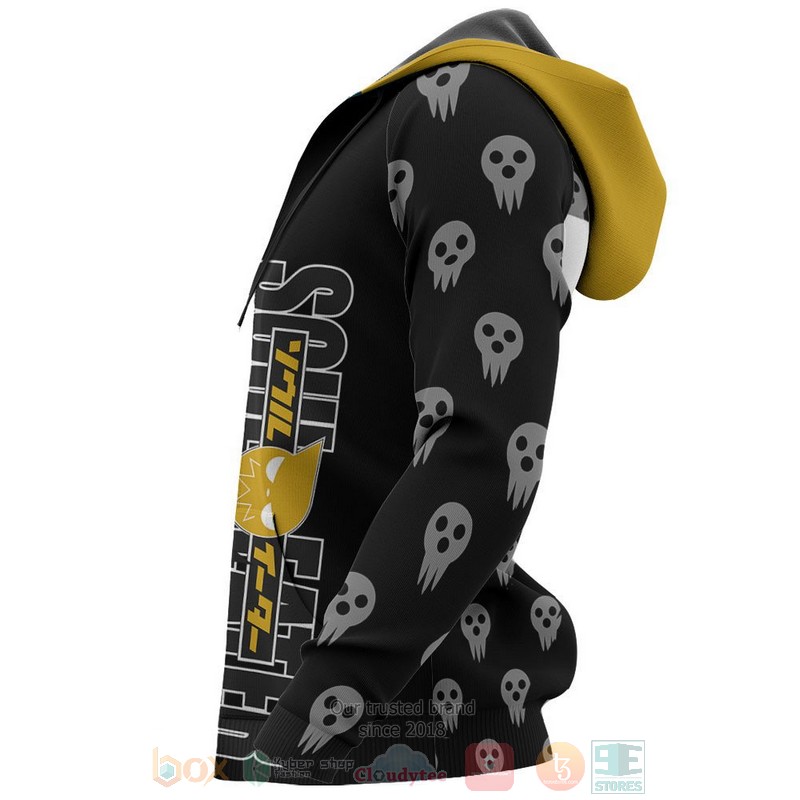 Shinigami Custom Soul Eater Anime 3D Hoodie Shinigami Custom Soul Eater Anime 3D Hoodie