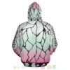 Shinobu Zip Kimetsus Anime 3D Zip Hoodie