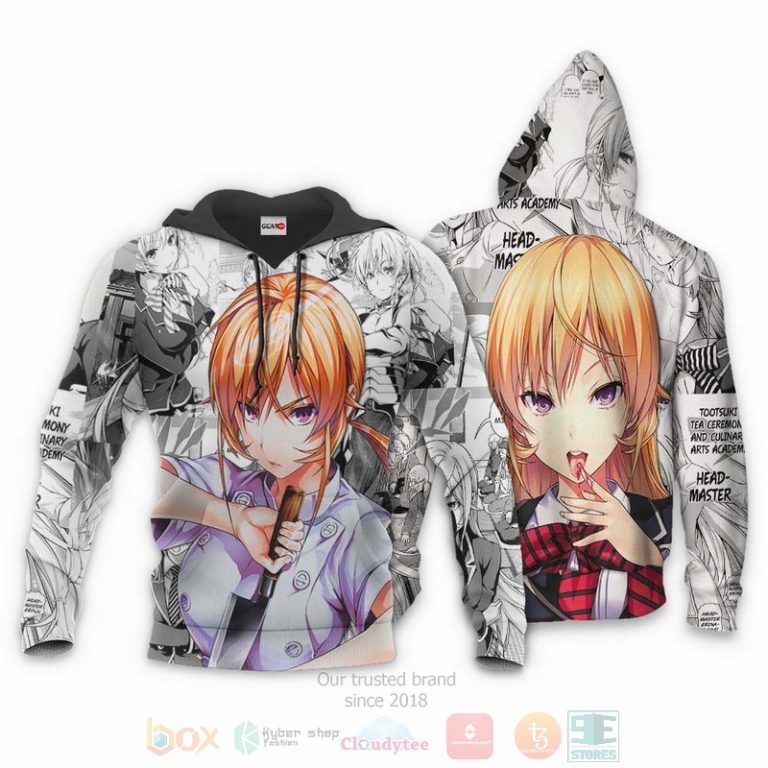 Shokugeki-No-Soma-Nakiri-Erina-Food-Wars-Anime-3D-Hoodie-Bomber-Jacket-3