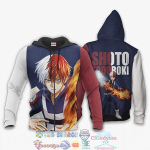 Shoto Todoroki Ice And Fire My Hero Academia 3D Hoodie