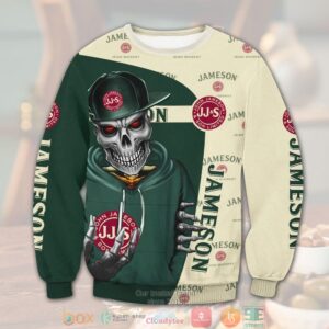 Skeleton Jameson Irish Whiskey 3D Shirt