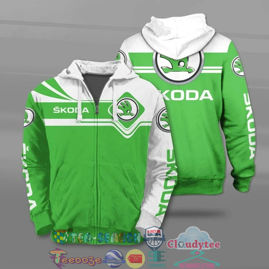 Skoda All Over Printed T-Shirt Hoodie Skoda All Over Printed T-Shirt Hoodie