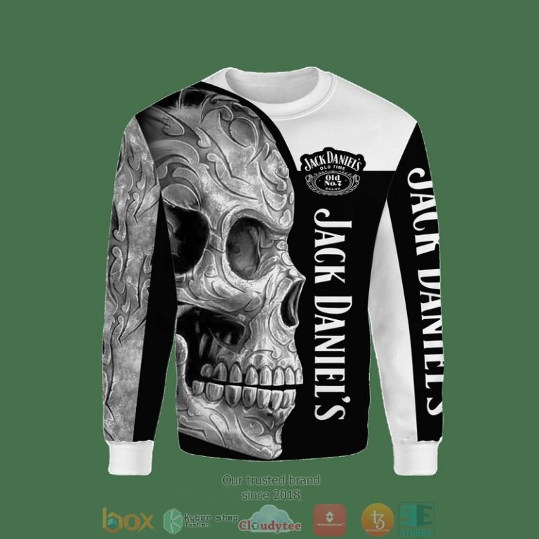 Skull-Jack-DanielS-No.7-3D-Shirt-Hoodie-3