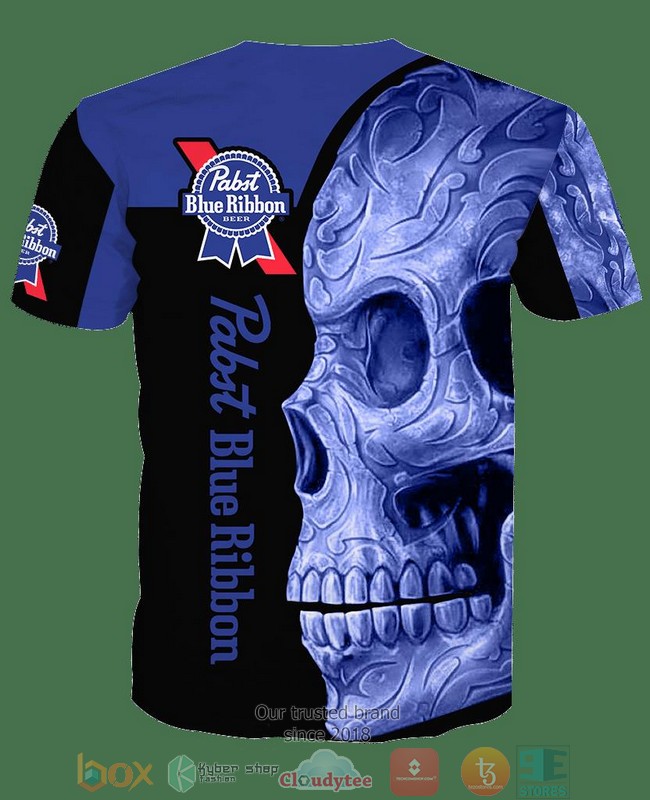 Skull-Pabst-Blue-Ribbon-3D-Shirt-Hoodie-3
