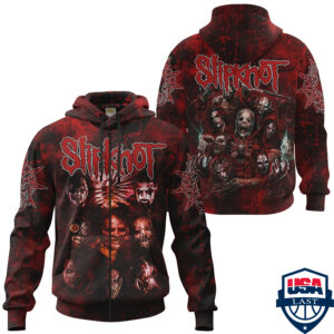 Slipknot Band Ver 8 3D Hoodie Apparel- Saleoff