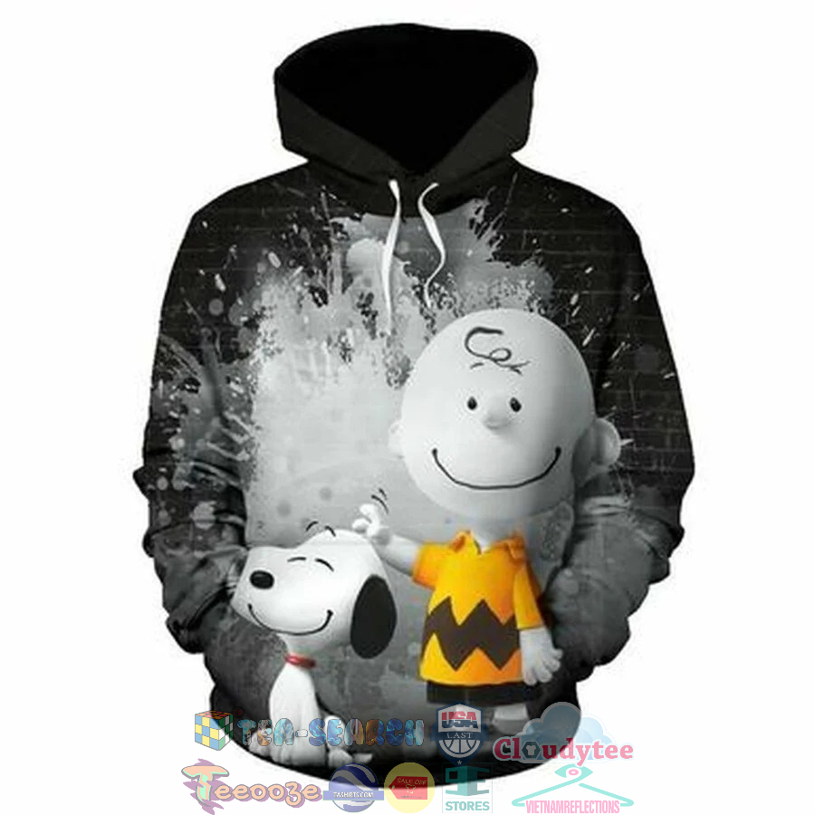 Snoopy And Charlie Brown 3D Hoodie Snoopy And Charlie Brown 3D Hoodie