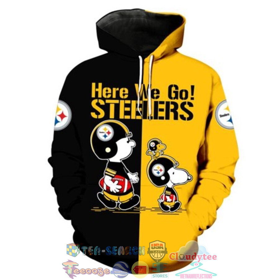 Snoopy Charlie Brown Here We Go Steelers Nfl Pittsburgh Steelers Hoodie 3D Snoopy Charlie Brown Here We Go Steelers Nfl Pittsburgh Steelers Hoodie 3D