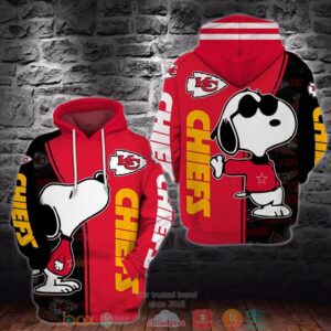 Snoopy Nfl Kansas City Chiefs 3D Hoodie