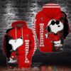 Snoopy Nfl Tampa Bay Buccaneers 3D Hoodie