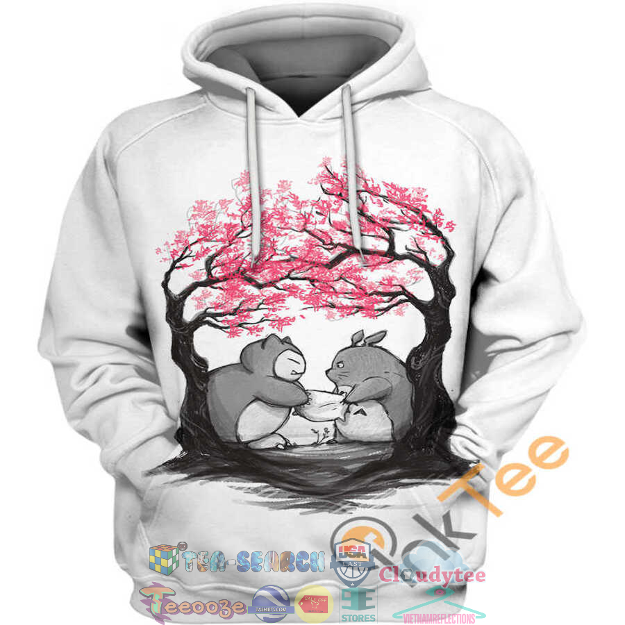 Snorlax And Totoro Hoodie 3D Snorlax And Totoro Hoodie 3D