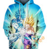 Son Goku And Son Gohan Kamehameha Dragon Ball Hoodie 3D