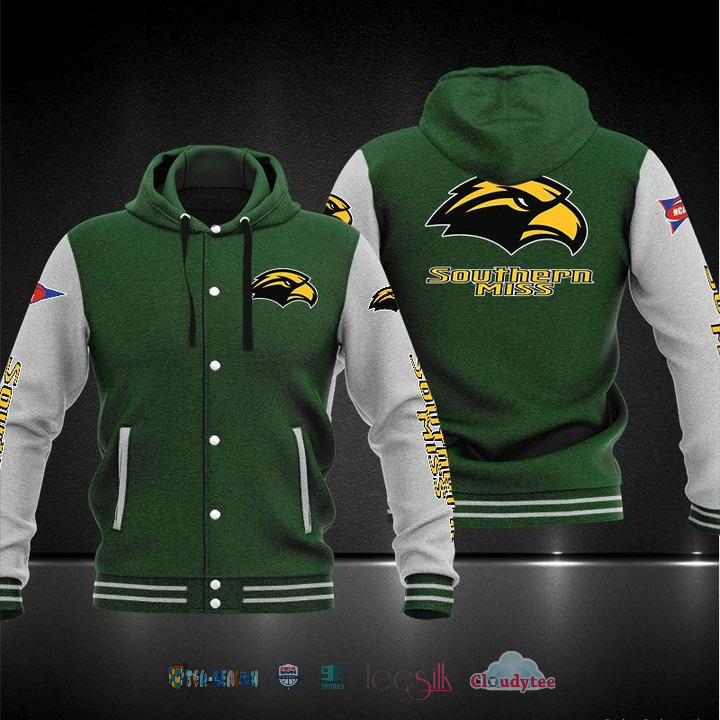 Southern Miss Golden Eagles Baseball Hoodie Jacket Southern Miss Golden Eagles Baseball Hoodie Jacket