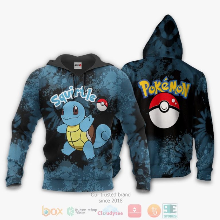 Squirtle-Pokemon-Anime-Tie-Dye-Style-3D-Hoodie-Bomber-Jacket-3
