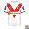 St. George Illawarra Dragons Nrl Personalized 3D Hoodies Home Jersey