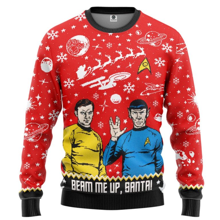 Star-Trek-Beam-Me-Up-Santa-3D-Shirt-Hoodie-2