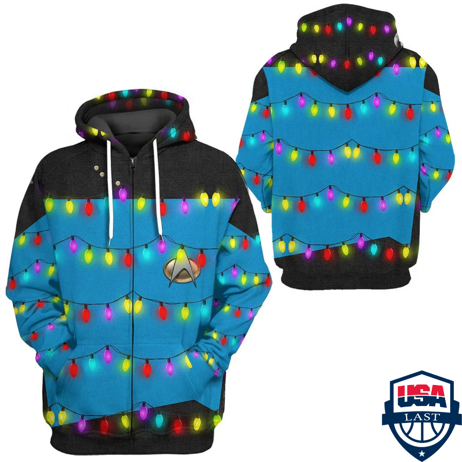 Star Trek The Next Generation 1987 1994 Blue 3D Hoodie Apparel- Saleoff Star Trek The Next Generation 1987 1994 Blue 3D Hoodie Apparel- Saleoff