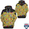 Star Trek The Next Generation 1987 1994 Yellow 3D Hoodie Apparel- Saleoff