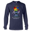 Stitch Accpt Understand Love Autism Awareness Flower Hoodie