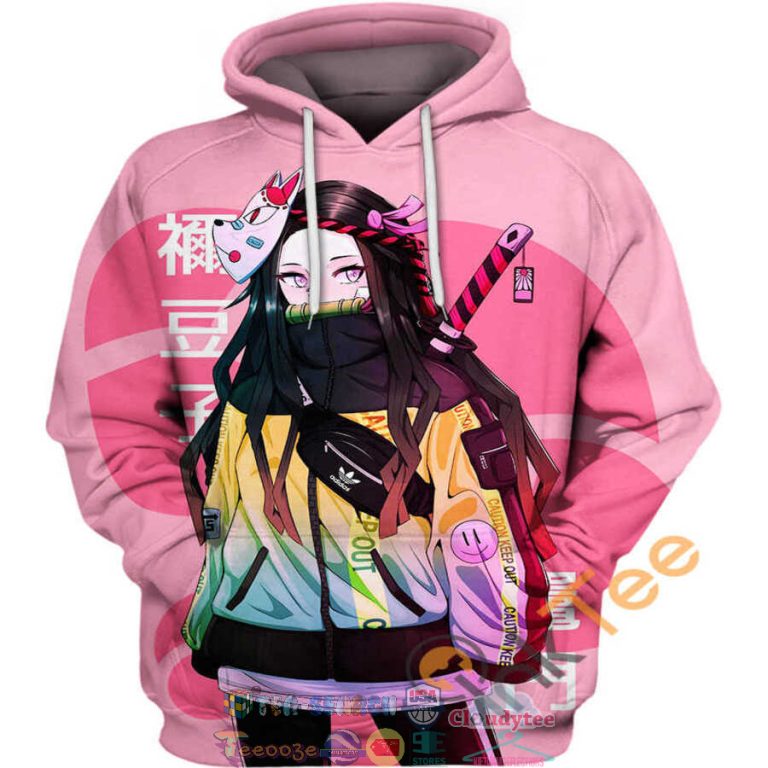Street-Style-Nezuko-Kamado-Demon-Slayer-Hoodie-3D-1