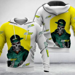 Subway Skull 3D Hoodie
