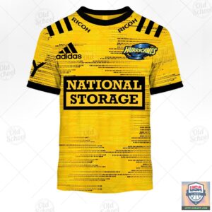 Super Rugby Wellington Hurricanes 3D Hoodies Home Jersey