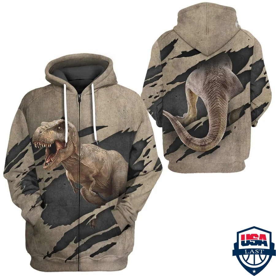 T-Rex 3D Hoodie Apparel T-Rex 3D Hoodie Apparel