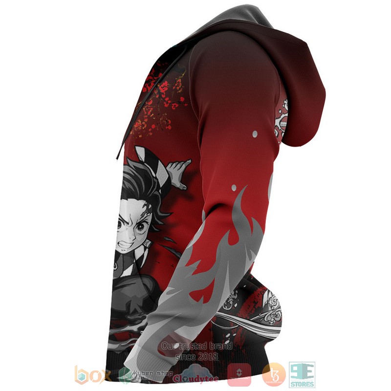 Tanjiro Kimetsu Anime Japan Art 3D Hoodie Tanjiro Kimetsu Anime Japan Art 3D Hoodie