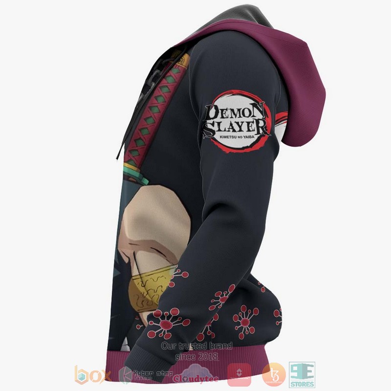 Tengen Uzui Kimetsu Anime 3D Hoodie Tengen Uzui Kimetsu Anime 3D Hoodie