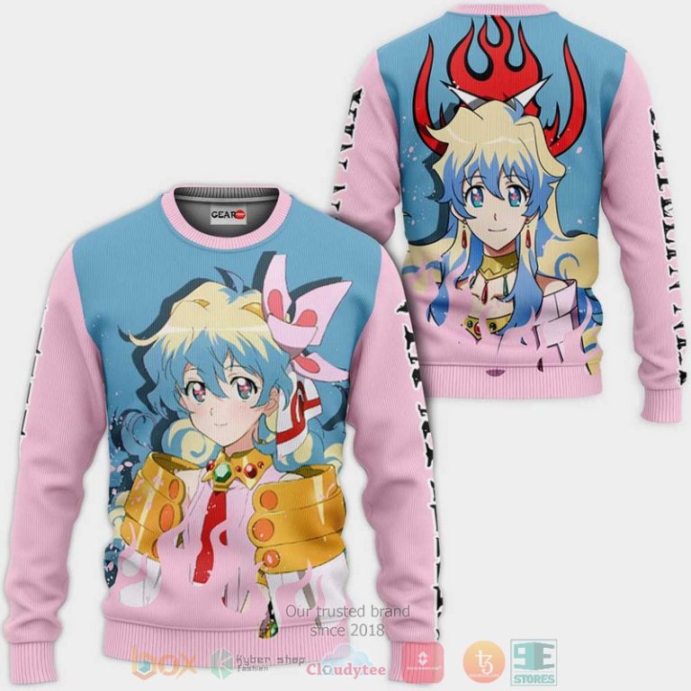 Teppelin-Nia-Tengen-Toppa-Gurren-Lagann-Anime-3D-Hoodie-Bomber-Jacket-2